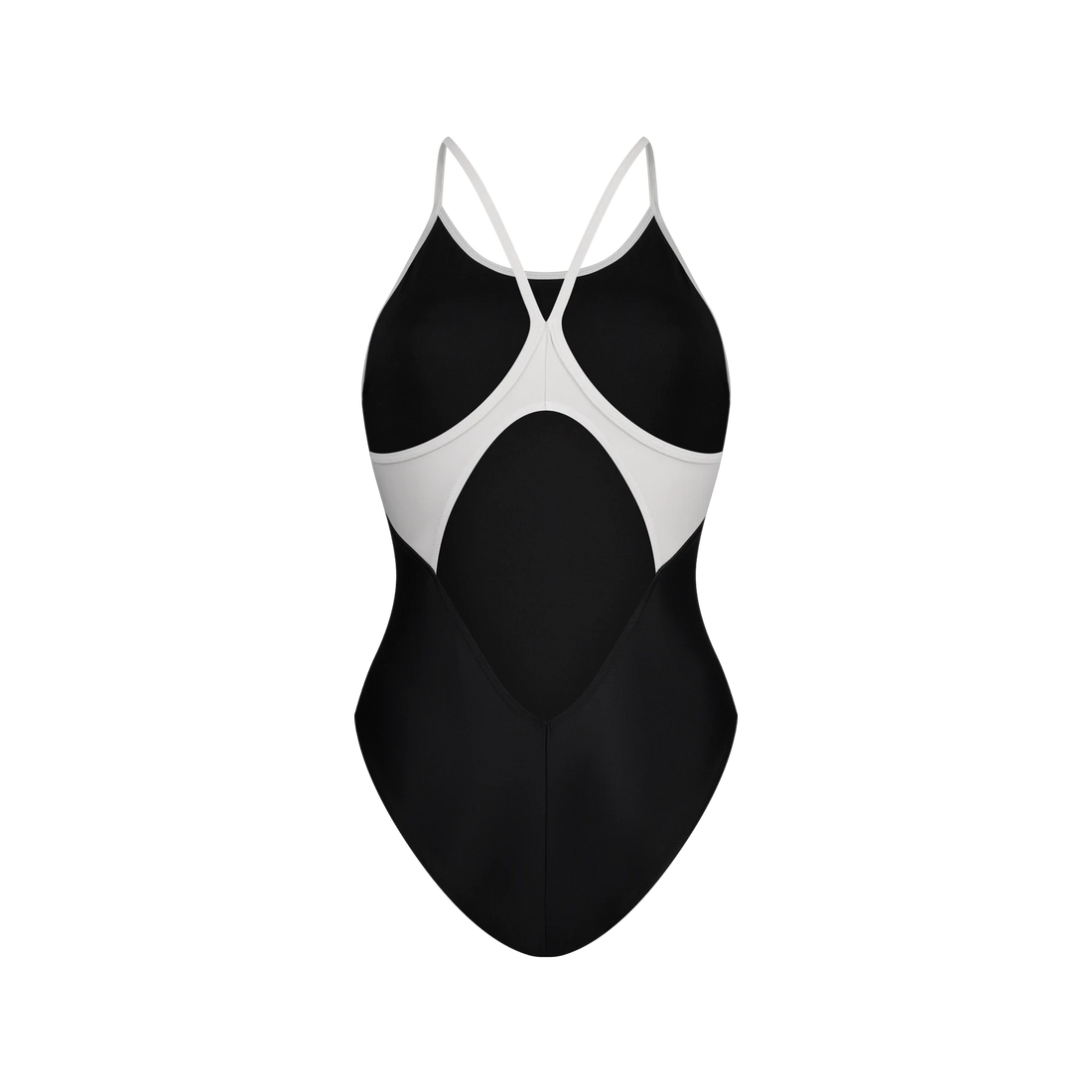 Racerback Swimsuit High Cut - Black