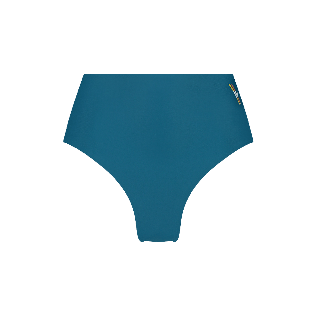 High Waist Bottom Reversible ― Teal / Purple - WALLIEN