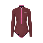 Horizonia Yulex® Springsuit Wetsuit ― Red - WALLIEN