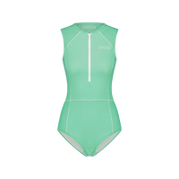 One Piece Swimsuit Full Coverage - Aquamarine