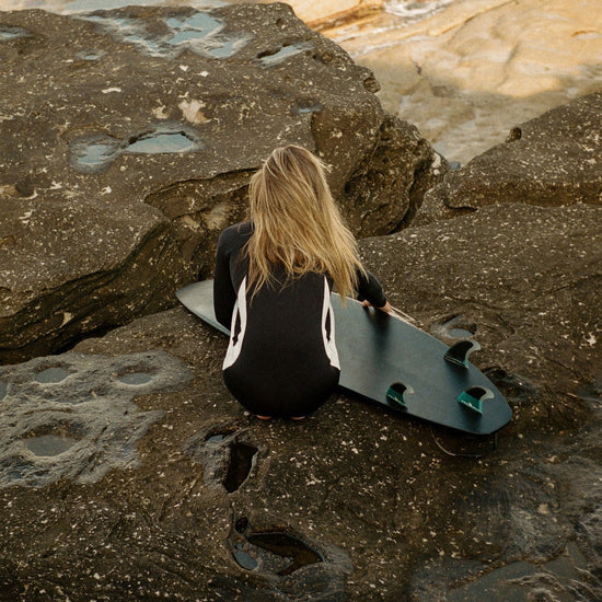 Wetsuit 3/2 - Retro Monochrome + Bikini Set - WALLIEN